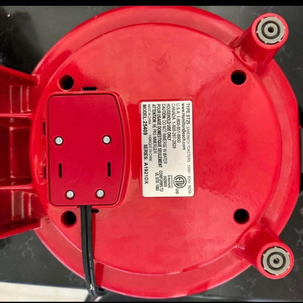 Hamilton Beach Red Audio Device - Picture 5 of 5